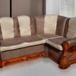 М"який куток Візит 175*130(Brown+Beige) горіх