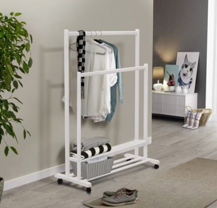 Плечики Спліт підлогові подвійні, білий