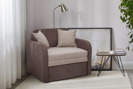 Диван Карлсон 1,3 (Аляска 03/23) кофейн/бежевий