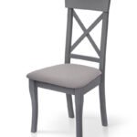 Стілець СКАНДІ, сірий/сіра тканина