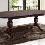 Стіл обідній Гетьман (200+2*40 )/100, горіх