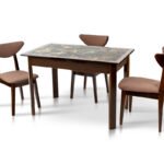 Стіл обідній Делі (1150+390)*740, горіх темн.