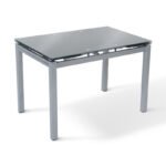 Стіл Венді XS-1025, 110/170*70, сірий (скло)