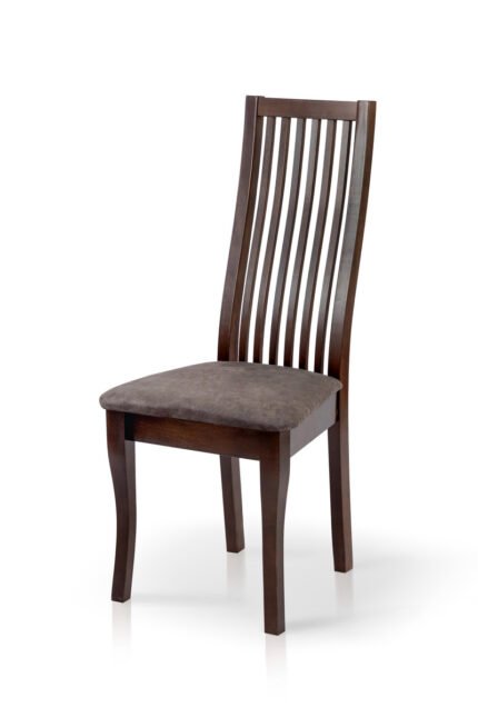 Стілець Жасмін, горіх темн/коричнева ткан