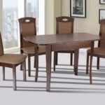 Стіл обідній Даллас (930+300)*670, горіх темн.