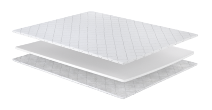 Матрац топпер Topper-futon 1/Топер-футон 1 бязь/жакард, Розмір матрацу (ШхД) 80x200