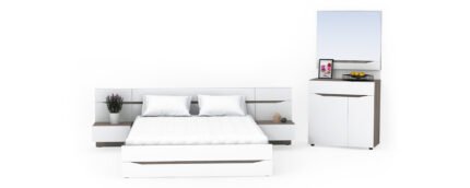 Спальня Beverly (Бэверли) Комплект 2, Готові кольорові рішення  Дуб Бароко Рістретто