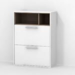 Тумба для взуття Josephina (Жозефіна), Готові кольорові рішення  Сіра Глина