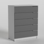 Комод 9, Готові кольорові рішення  Біле дерево