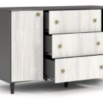 Комод 2Д + 3Ш "Глорія" (ш.1250 / в.700 / г.500)