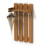 Полка №7 для передпокою, Готові кольорові рішення  Дуб Крафт золотий