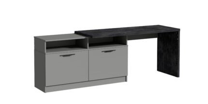 Тумба під ТБ Rosso/Россо розпашна 2300х600х804, Готові кольорові рішення  Сатин