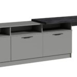 Тумба під ТБ Rosso/Россо розпашна 3000х600х804, Готові кольорові рішення  Дуб Кремона Toppo