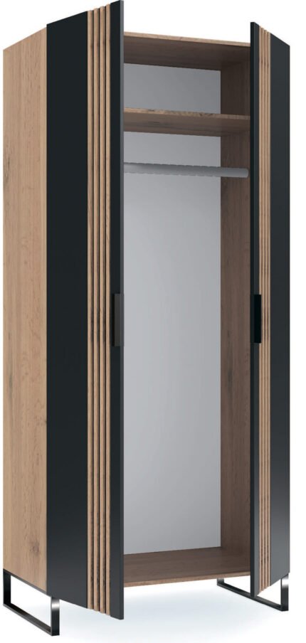 Шафа 2Д "Лайн Декор" МДФ (ш.1000 / в.2225 / г.570)