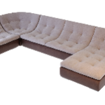 Мегаполіс М3 (крісло нерозкладне + кут + диван-2 + лежак), тканина 11,01-12$