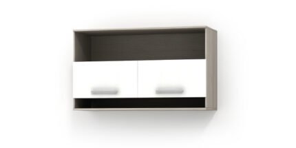 Шафа навісна Boston (Бостон), Готові кольорові рішення  Біла Аляска