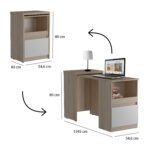 Стіл-трансформер Smart/Смарт 5, Готові кольорові рішення  Дуб Експресив Бронзовий