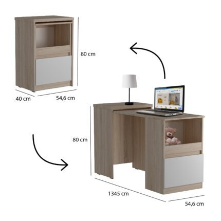 Стіл-трансформер Smart/Смарт 5, Готові кольорові рішення  Дуб Бароко Рістретто