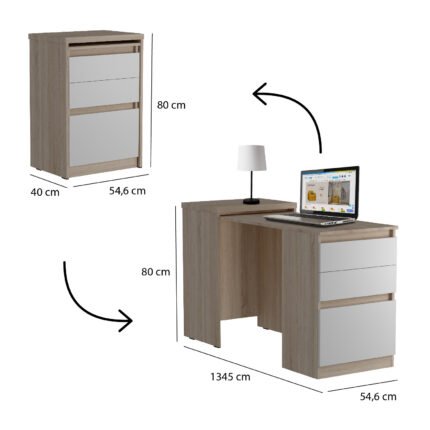 Стіл-трансформер Smart/Смарт 6, Готові кольорові рішення  Біла Аляска