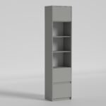 Пенал Space/Спейс №2, Готові кольорові рішення  Бетон світлий