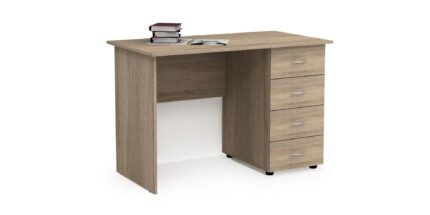 Стіл офісний 3, Готові кольорові рішення  Дуб Кремона Канноло