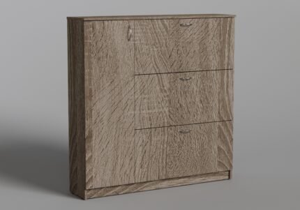 Тумба для взуття №1, Готові кольорові рішення  Дуб сонома світлий