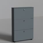 Тумба для взуття №3, Готові кольорові рішення  Сіра Глина