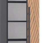 Тумба навісна №1 "Лайн Х" (ш.450 / в.1000 / г.320)