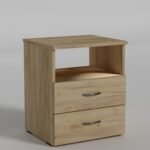 Тумба приліжкова 1, Готові кольорові рішення  Сіра Глина