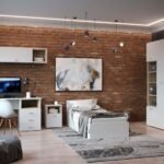 Ліжко 1 спальне 0,9 м "Тоскана" ДСП (ш.900 / в.650 / г.2052)