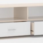 Тумба ТВ Д.150.2Д напіввідкрита, ДСП глянець