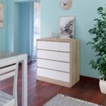 10 Комод 4 шухляди без ручок /4Ш БР